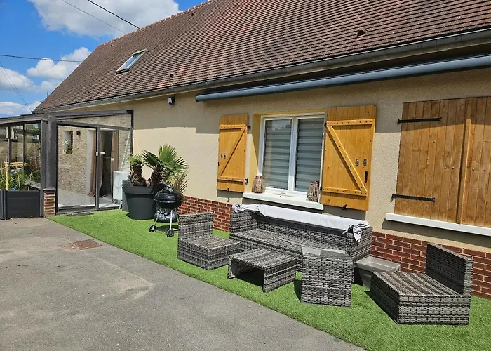 Maison Dans Corps De Ferme Aéroport Beauvais 14 Minute Haudivillers